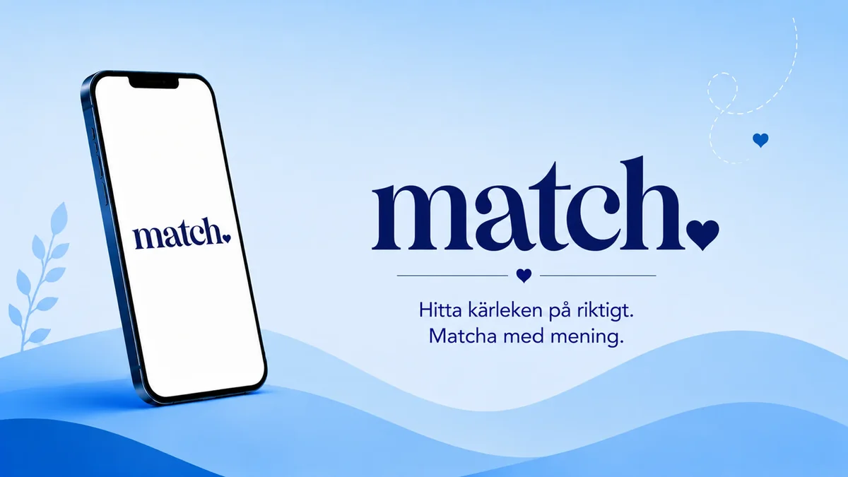 Match.com – bästa dejtingapp för seriös dejting i Sverige 2026